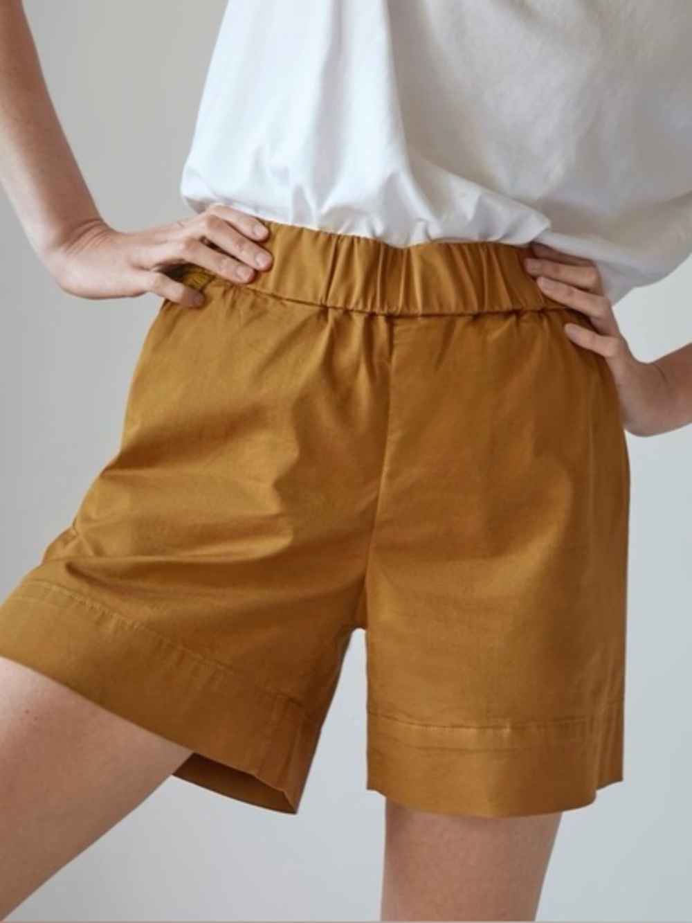 Everlane The Easy Chino Long Shorts Organic Orange Size Small 6